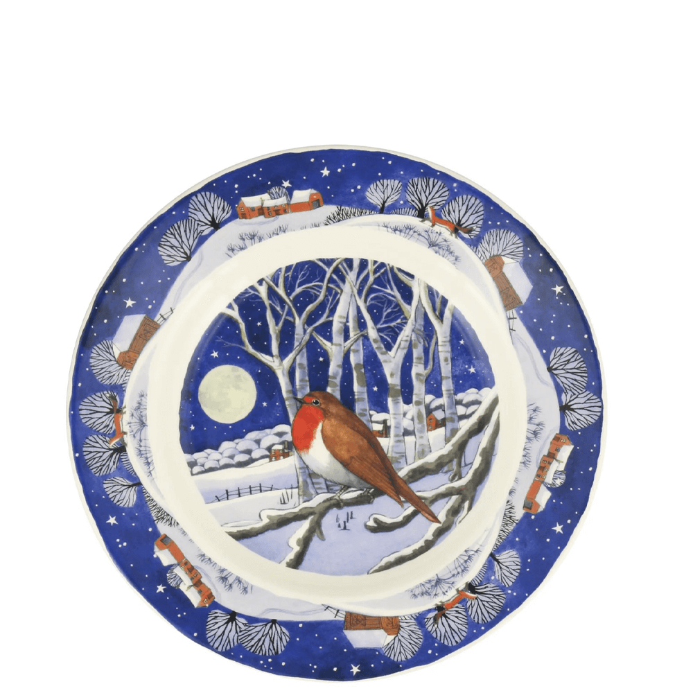 Emma Bridgewater Midnight Robin 8.5 Inch Plate